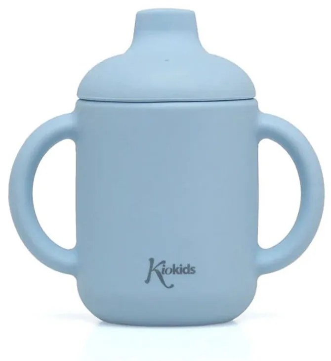 Ποτήρι Εκπαιδευτικό Σιλικόνης 120ml Kiokids Σιέλ 3544