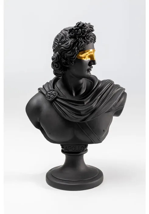 Διακοσμητικό Επιτραπέζιο Noble Sir Eyes Μαύρο/Χρυσό  23,5x15x36 εκ. - Μαύρο