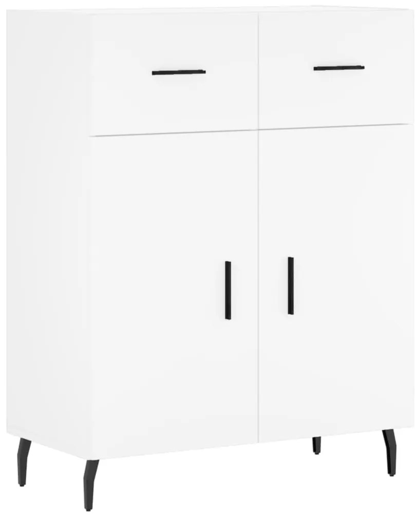 vidaXL Ντουλάπι Λευκό 69,5x34x180 εκ. από Επεξεργασμένο Ξύλο
