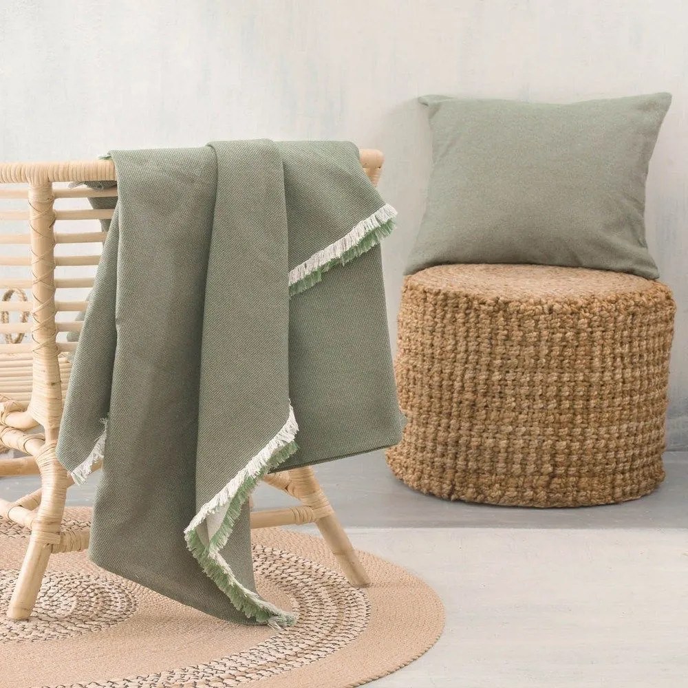 Ριχτάρι Veracruz Khaki Ρυθμός Διθέσιο 180x240cm Cotton-Polyester