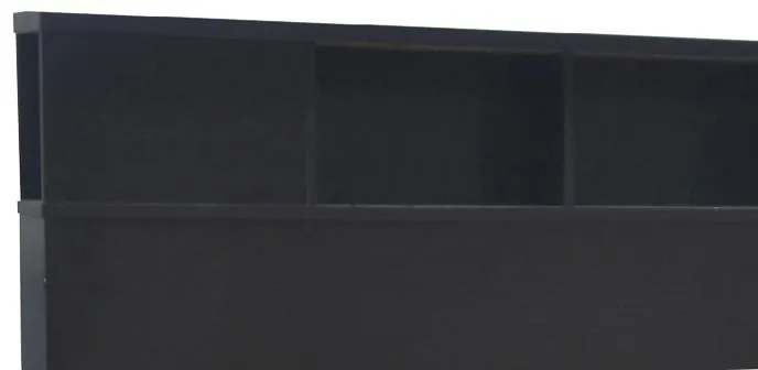 Κρεβάτι διπλό OLYMPUS σε χρώμα wenge 140x200εκ 147.7x221x84 εκ.