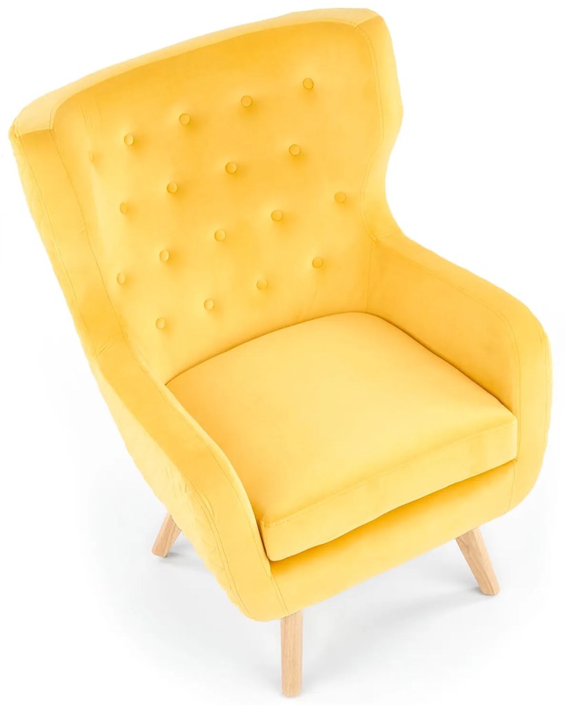 MARVEL l. chair, color: mustard DIOMMI V-CH-MARVEL-FOT-ZOLTY