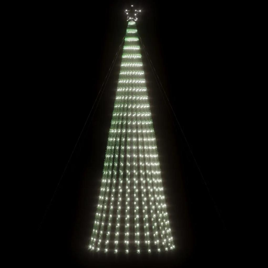 vidaXL Φωτιστικό Χριστουγεννιάτικο Δέντρο 688 LED Ψυχρό Λευκό 300 εκ.