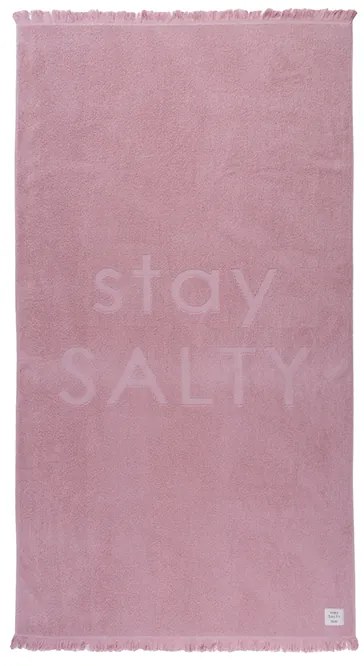 ΠΕΤΣΕΤΑ ΘΑΛΑΣΣΗΣ STAY SALTY 90X170 PINK - Nef-Nef Homeware