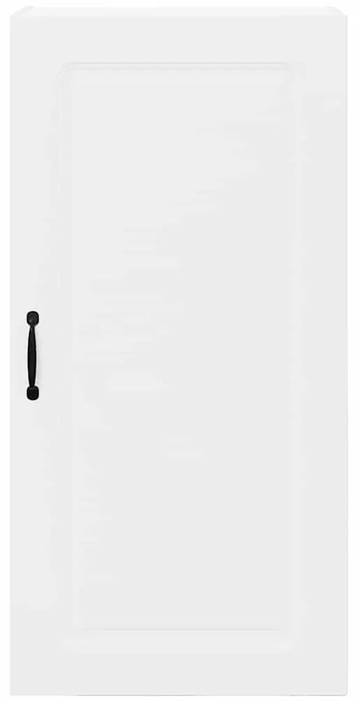 vidaXL Κρεμαστό ντουλάπι κουζίνας με ράφι Λευκό 50 x 31 x 100 εκ.