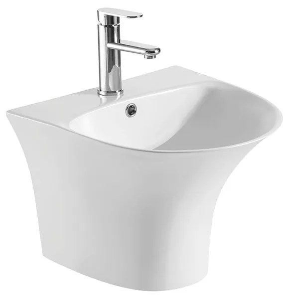 Pyramis Semeli Νιπτήρας Κρεμαστός Λευκός 470 x 460 x 370mm
