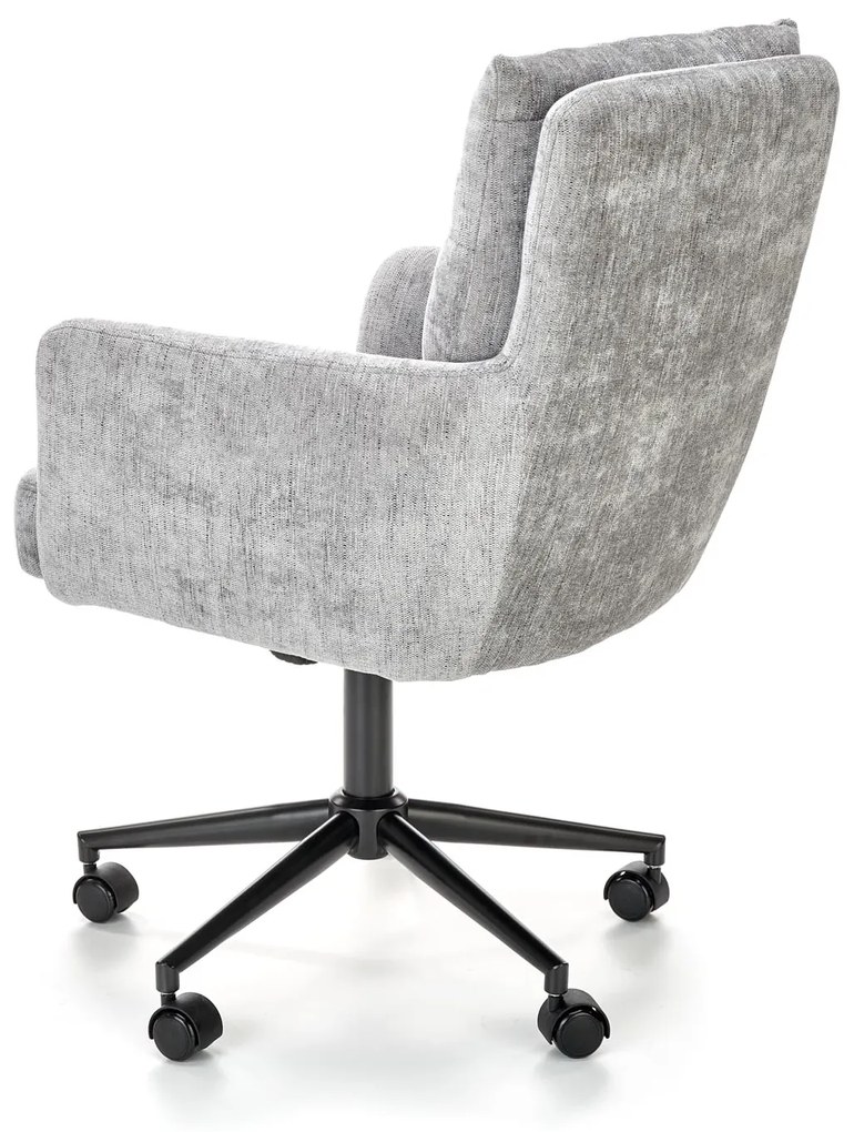 FLORES swivel armchair, light grey DIOMMI V-CH-FLORES-FOT-J.POPIEL