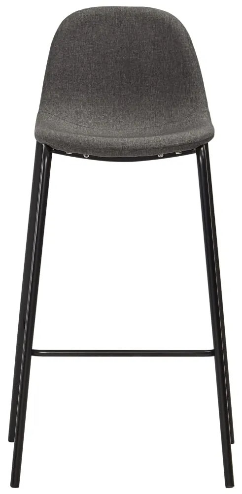 vidaXL Σετ Επίπλων Μπαρ 5 Τεμαχίων Σκούρο Γκρι Υφασμάτινο