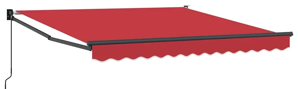 vidaXL Σκηνίτσα Αναδιπλούμενη Κόκκινο 350 x 250 εκ ύφασμα