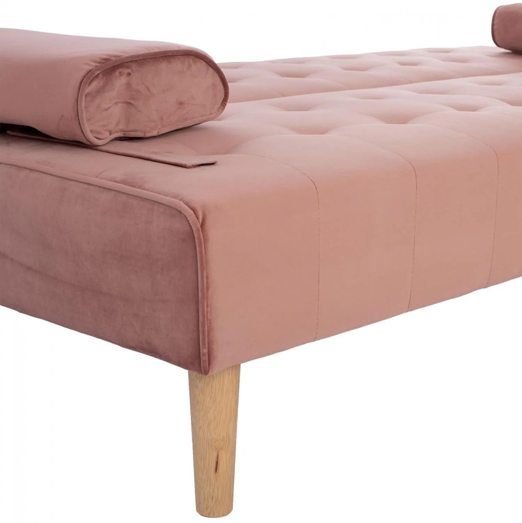 Καναπές - Κρεβάτι Wanda Βελούδο Σάπιο Μήλο 188x83x83Y εκ. 188x83x83 εκ.