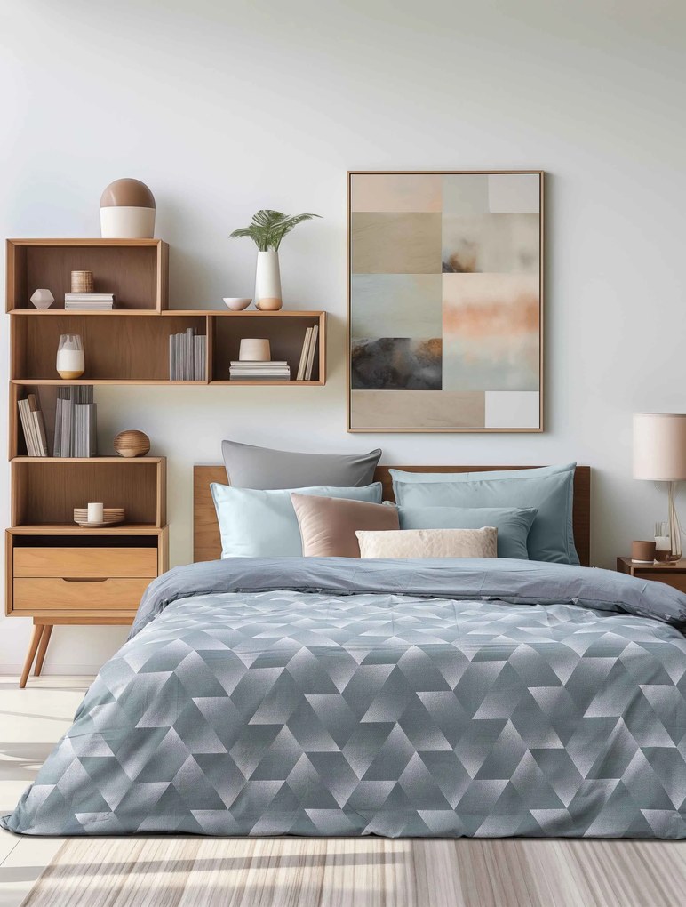 Σετ Πάπλωμα MOLD Γκρι Σετ πάπλωμα μονό: 170 x 240 + 1 μαξιλαροθήκη 52 x 72 εκ. MADI