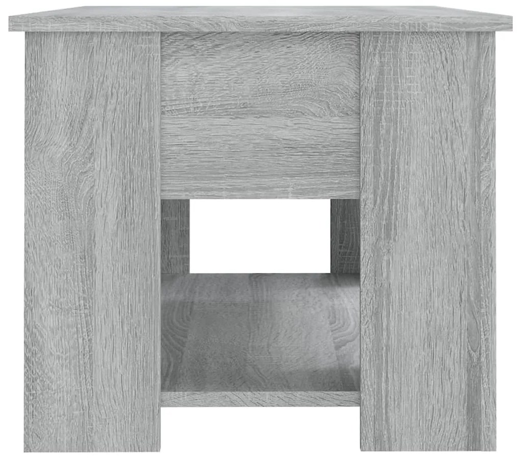 vidaXL Τραπεζάκι Σαλονιού Γκρι Sonoma 79x49x41 εκ. Επεξεργασμένο Ξύλο