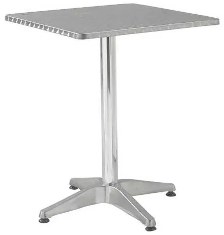 WOODWELL Ε284,3PALMA Τραπέζι Τετράγωνο Αλουμινίου 70x70 H.70cm Ε284,3