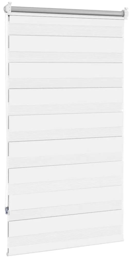 vidaXL Ρόλερ Zebra Λευκό 70 x 120cm