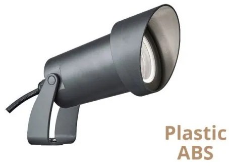 Σποτ Φωτιστικό Κήπου Ellis Ανθρακί IP54 23,5X15,5 4256900 Viokef 4256900 Ανθρακί