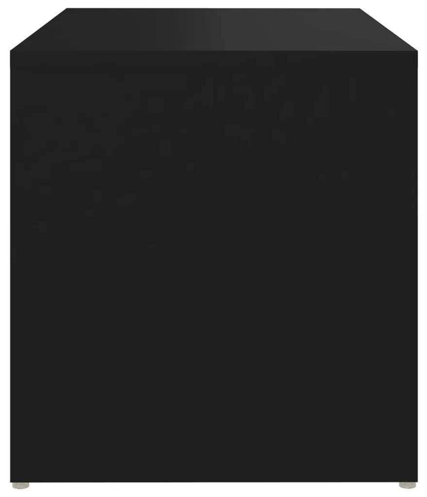 vidaXL Τραπεζάκι Βοηθητικό Μαύρο 59 x 36 x 38 εκ. από Μοριοσανίδα