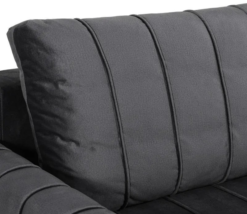 Καναπές - Κρεβάτι Comfort Fylliana Γκρί 235x104x80 εκ. 135x104x80 εκ.