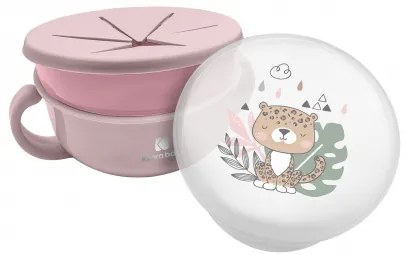Kikka Boo Snack bowl 2 in 1 Savanna Pink 31302040129