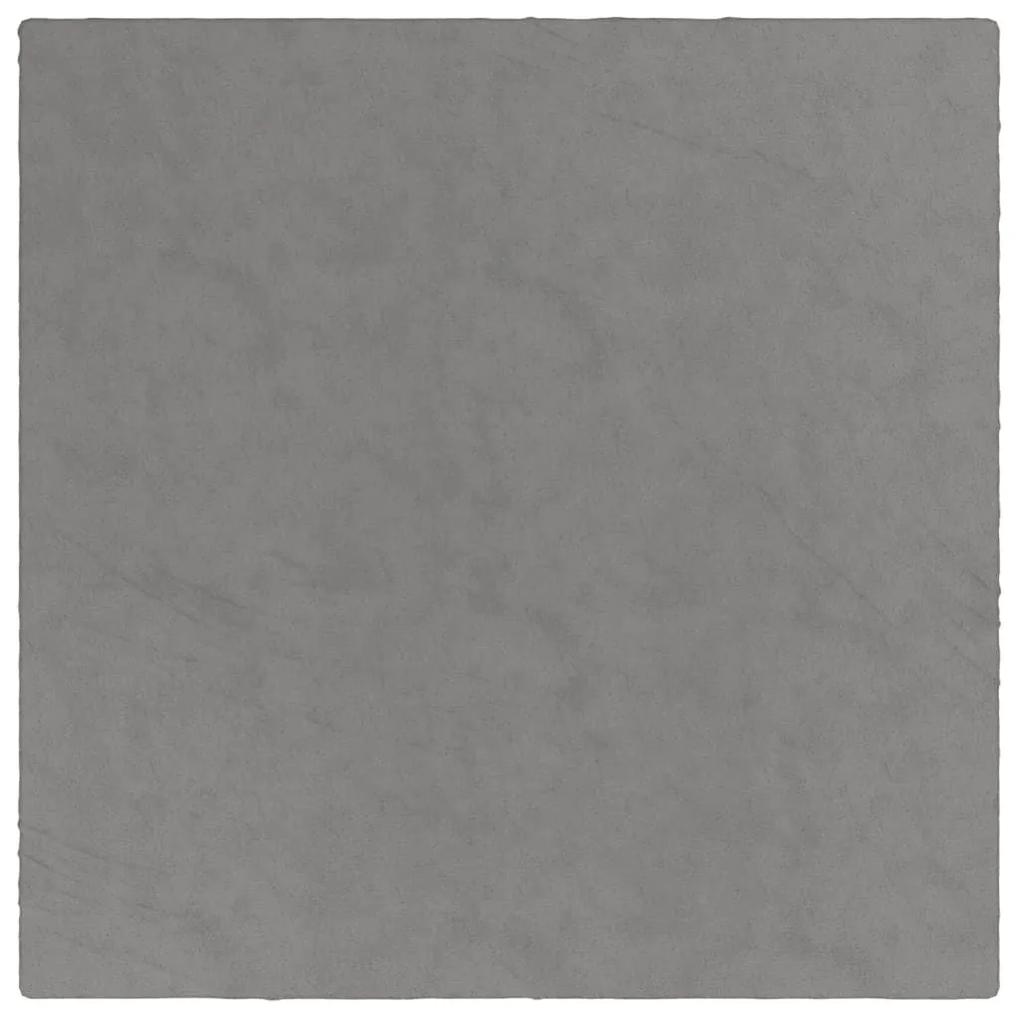 Κουβέρτα Βαρύτητας Γκρι 200x200 εκ. 9 κ. Υφασμάτινη με Κάλυμμα - Γκρι