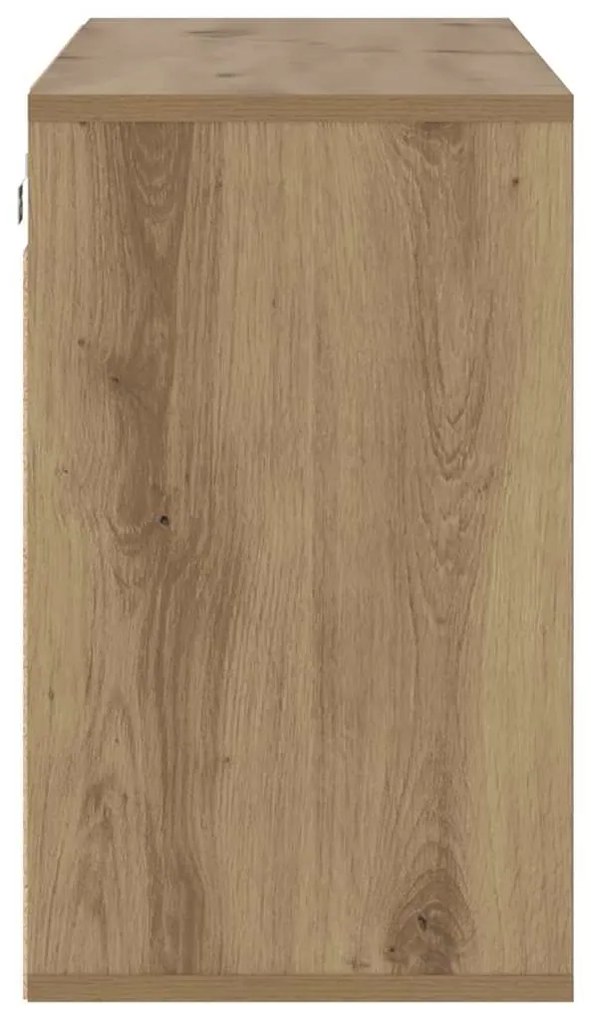 vidaXL Παπουτσοθήκη artisan δρυς 103 x 30 x 51 εκ. Επεξεργασμένο ξύλο