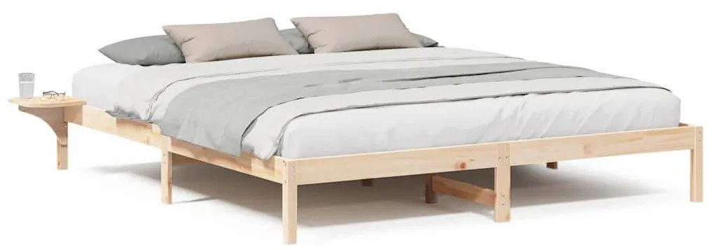vidaXL Σκελετός Κρεβατιού Καφέ 180 x 200 cm Καφέ