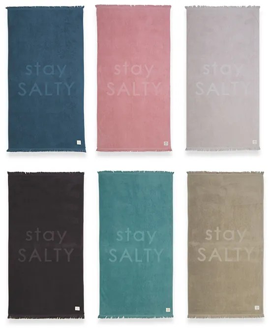 ΠΕΤΣΕΤΑ ΘΑΛΑΣΣΗΣ STAY SALTY 90X170 TEAL - Nef-Nef Homeware