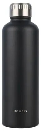 Estia Θερμός Παγούρι Travel Flask Homely 500ml Midnight Black 01-32555