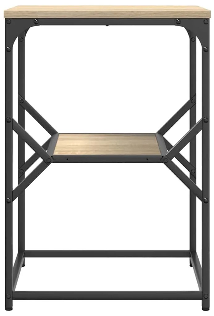 vidaXL Τραπεζάκι Πλευράς Sonoma Δρυς 41 x 40 x 60 εκ.