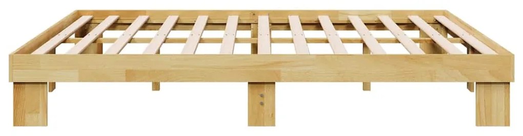 vidaXL Πλαίσιο κρεβατιού χωρίς στρώμα 180x200 cm μασίφ ξύλο δρυς