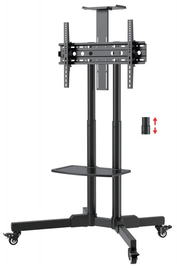GJ-1600 FLEXIBLE ΒΑΣΗ ΤΗΛΕΟΡΑΣΗΣ ΔΑΠΕΔΟΥ ΤΡΟΧΗΛΑΤΗ 32"-65"