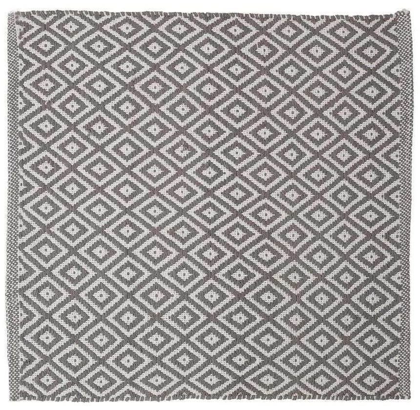 Πατάκι Μπάνιου Trellis Grey Sealskin 60X90 100% Cotton