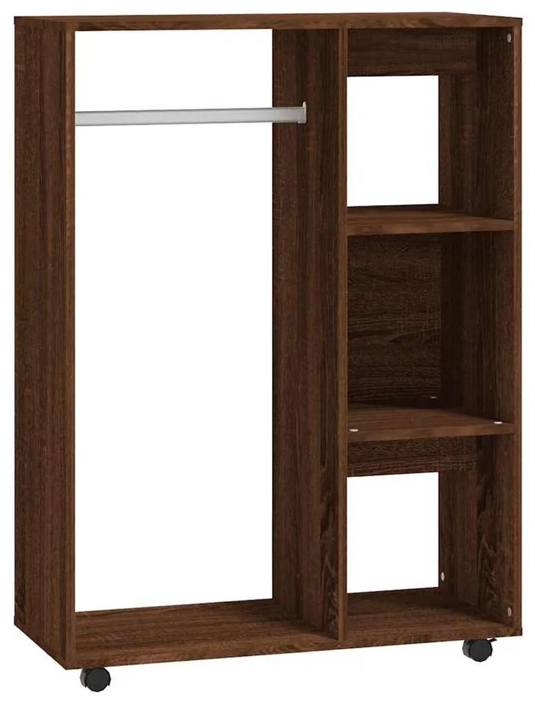 vidaXL Ντουλάπα Καφέ Δρυς 80 x 40 x 110 εκ. από Επεξεργασμένο Ξύλο