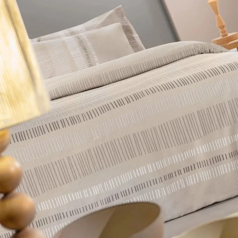 Σετ Σεντόνια Φανελένια King Size 270x265 Nuvola Taupe 5206480672989