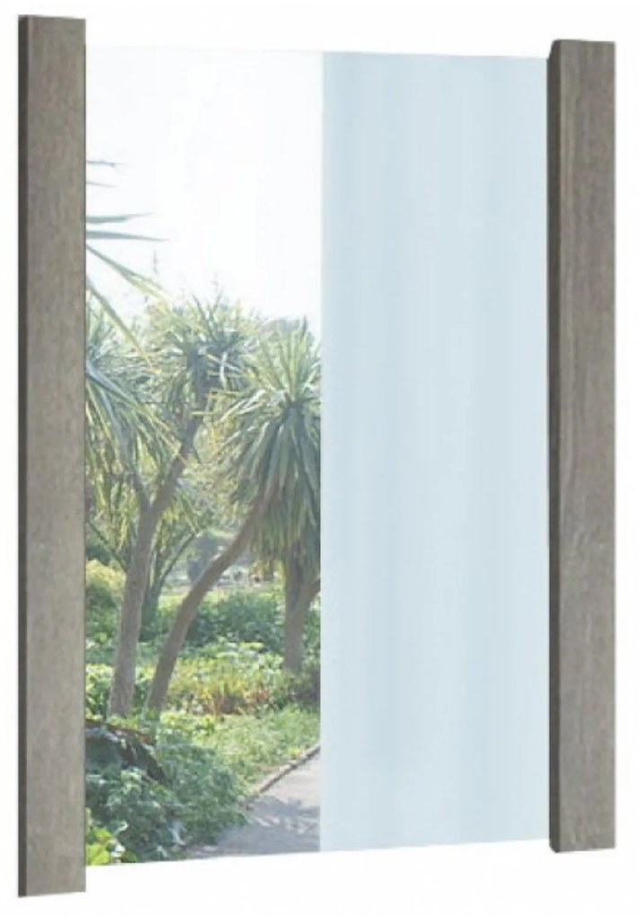 Καθρέπτης σε χρώμα σταχτί 75x90  SB 19-STAXTI