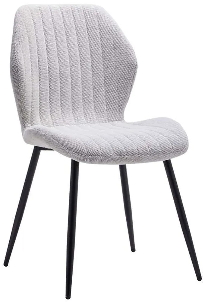 Καρέκλα Fersity 101-000087 48x56,5x85,5cm White Metal, Fabric