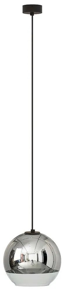 Φωτιστικό Οροφής Globe Plus S 7605 E27 60W Chrome Nowodvorski Metal, Glass