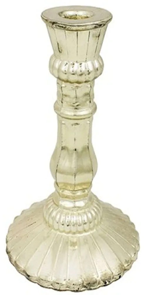 Κηροπήγιο GW00063614 16cm Ivory Oriana Ferelli® Glass