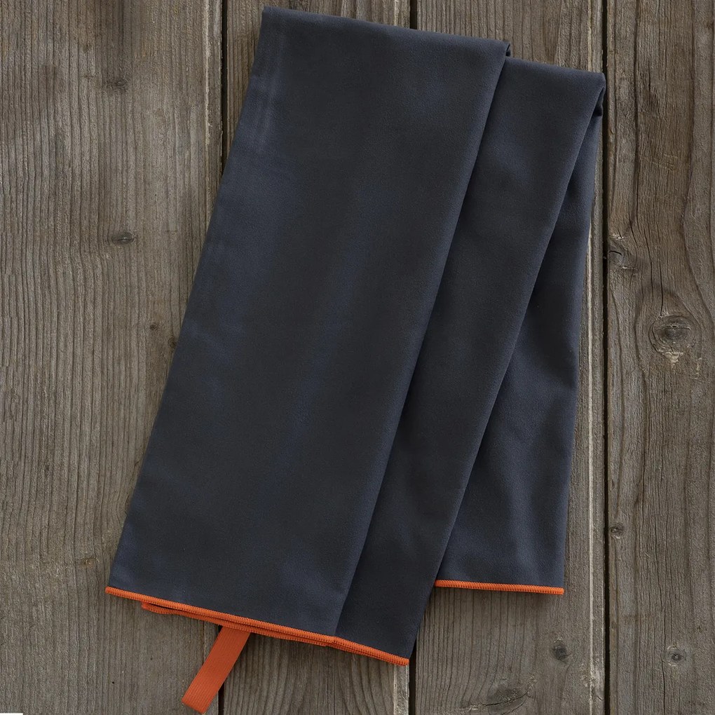 Πετσέτα Microfiber (90x160) Nima Riva Dark Grey