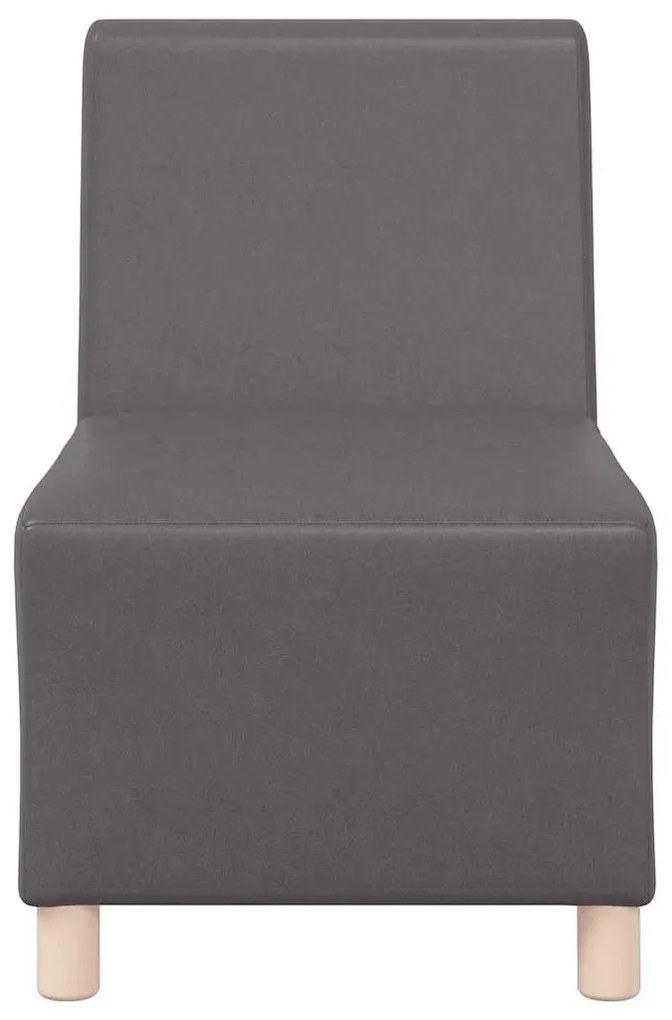 vidaXL Μοναδικός Καναπές χωρίς Χερούλια 2 pcs Γκρι 55 x 74 x 82 εκ.