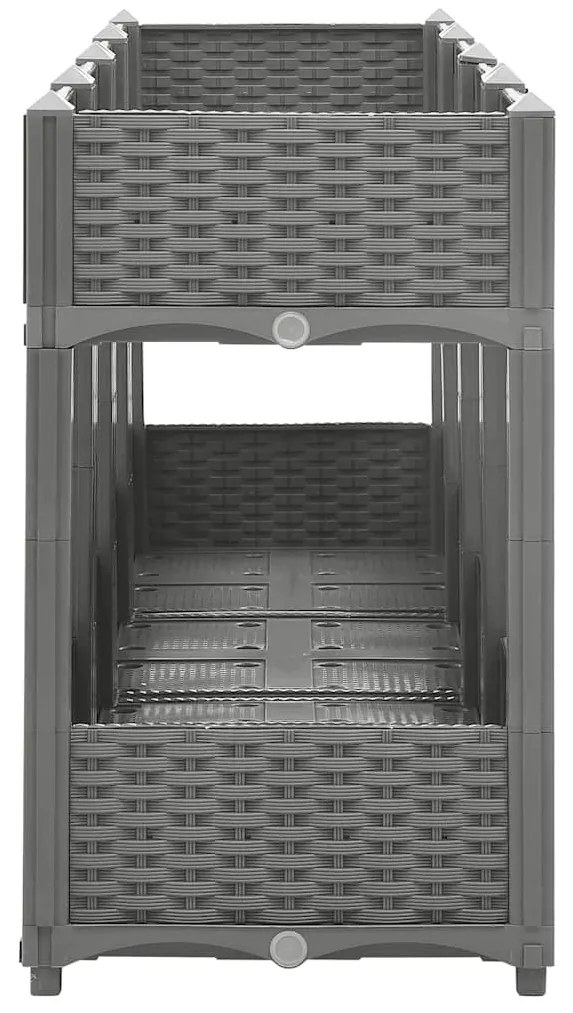 vidaXL Ζαρντινιέρα 160 x 40 x 71 εκ. από Πολυπροπυλένιο