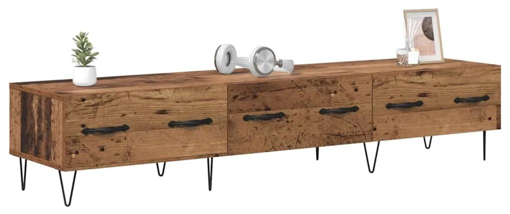 vidaXL Ντουλάπι TV Παλαιό ξύλο 150 x 36 x 30 εκ Επεξεργασμένο ξύλο