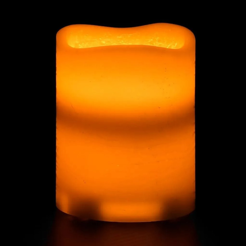 Κεριά LED Χωρίς Φλόγα 24 τεμ Θερμό Λευκό Φως &amp; Τηλεχειριστήριο - Γκρι