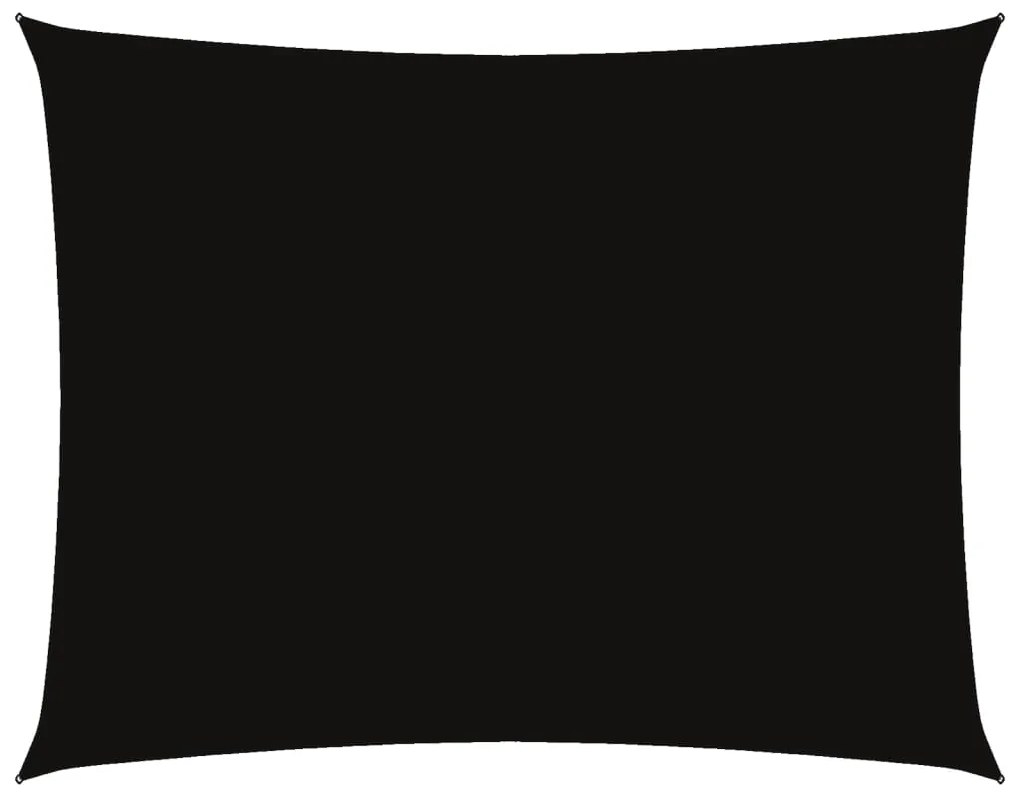 vidaXL Πανί Σκίασης Ορθογώνιο Μαύρο 3,5 x 4,5 μ. από Ύφασμα Oxford