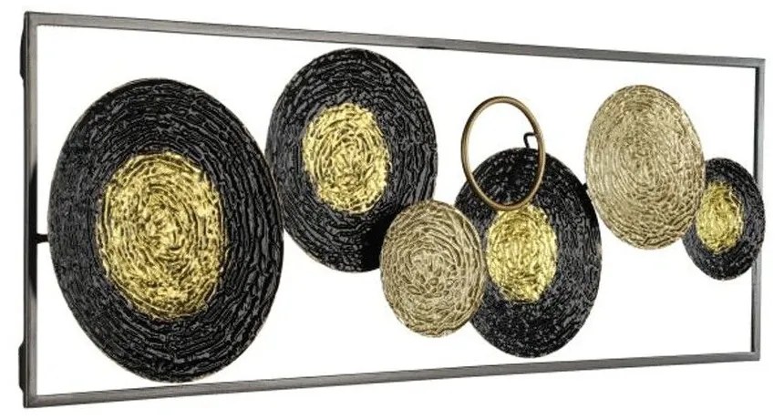 Διακοσμητικό Τοίχου Numazu 426008 31x90cm Black-Gold Eglo Steel