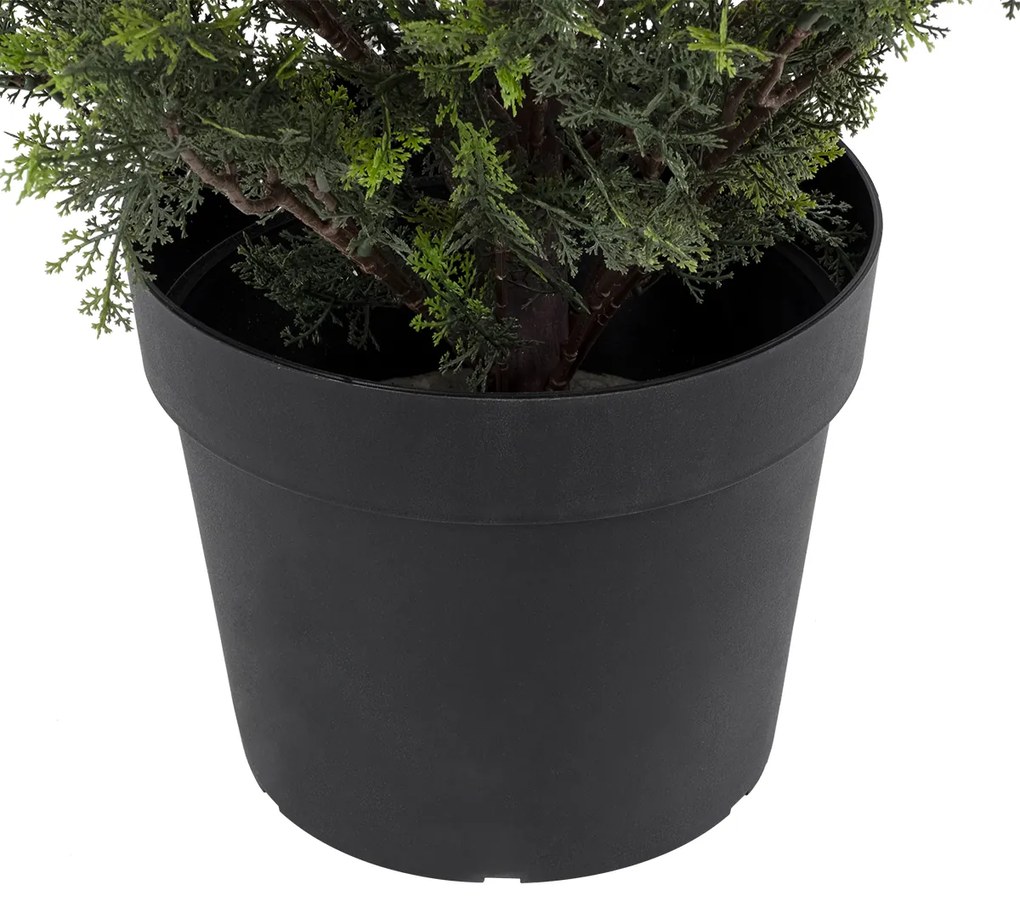 GloboStar® Artificial Garden LEMON CYPRESS 20153 Τεχνητό Διακοσμητικό Φυτό Λεμονόκυπάρισσο Υ180cm