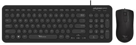 ALCATROZ WIRED MOUSE AND KEYBOARD JELLYBEAN U2000 BLACK