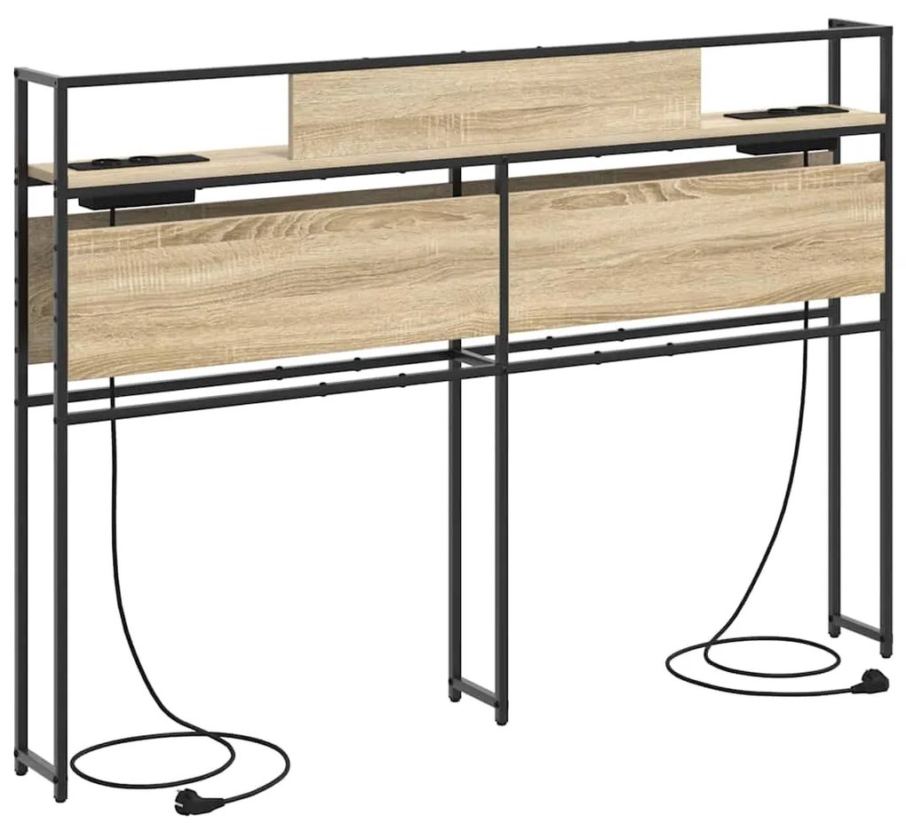vidaXL Κεφαλάρι Αποθήκης Sonoma Δρυς 140 cm Επεξεργασμένο ξύλο