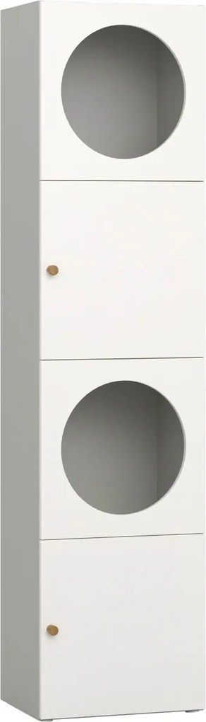 Βιβλιοθήκη Reli mini H-Grey - 50.40Χ35.10Χ202.50cm