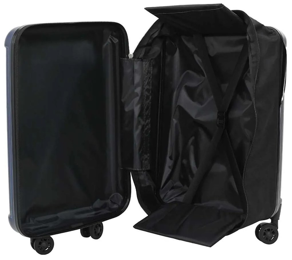vidaXL Βαλίτσα Σκούρο Μπλε 34 x 23 x 55.5 εκ. ΑΒΣ Πλαστικό