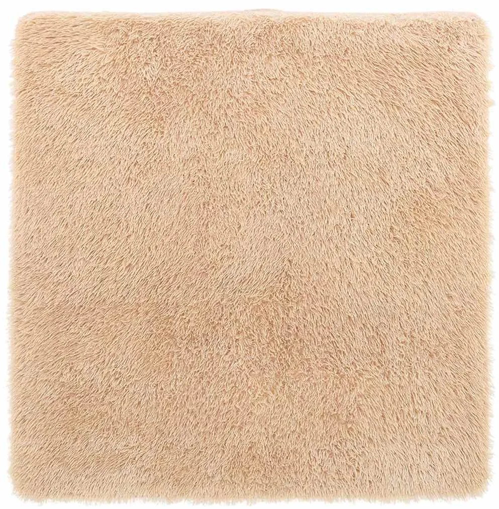vidaXL Χαλί Shaggy με Ψηλό Πέλος NAVARRA Μπεζ 240x240 εκ. πολυεστέρας